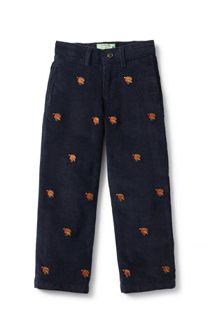 Boys Beachcomber Corduroy Pant Nantucket Navy with Turkey BOYS PANTS Castaway Nantucket Island