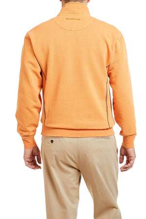 Breakwater Quarterzip Mango MENS OUTERWEAR Castaway Nantucket Island
