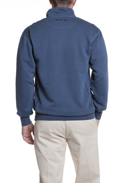 Breakwater Quarterzip Navy - MENS OUTERWEAR - Castaway Nantucket Island