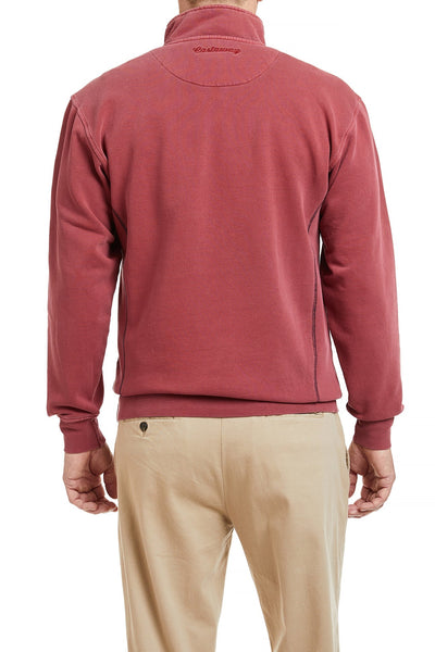 Breakwater Quarterzip Weathered Red MENS OUTERWEAR Castaway Clothing