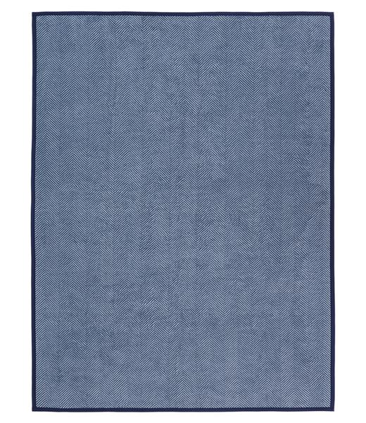 ChappyWrap Blanket Harborview Herringbone Navy - Castaway Nantucket Island