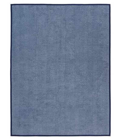 ChappyWrap Blanket Harborview Herringbone Navy - Castaway Nantucket Island