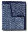 ChappyWrap Blanket Harborview Herringbone Navy - Castaway Nantucket Island