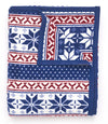ChappyWrap Blanket Jolly Fair Isle Blue - Castaway Nantucket Island