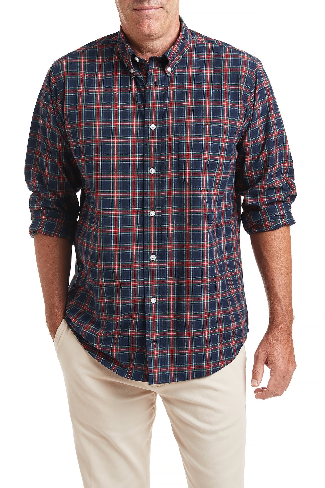 Chase Shirt Black Stewart Tartan MENS SPORT SHIRTS Castaway Nantucket Island