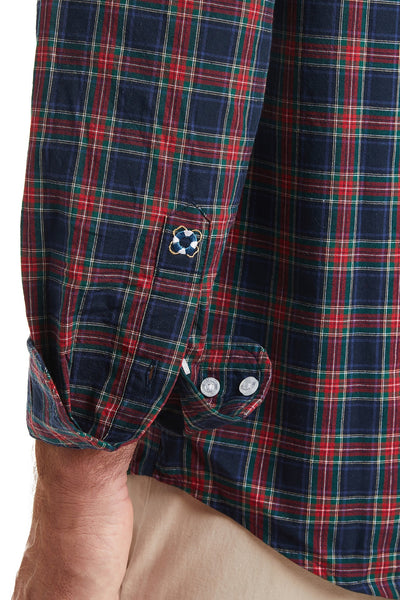 Chase Shirt Black Stewart Tartan MENS SPORT SHIRTS Castaway Nantucket Island