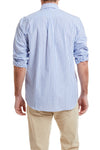 Chase Shirt Blue and Navy Seersucker MENS SPORT SHIRTS Castaway Nantucket Island