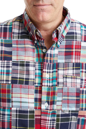 Chase Shirt Chancellor Patch Madras MENS SPORT SHIRTS Castaway Nantucket Island
