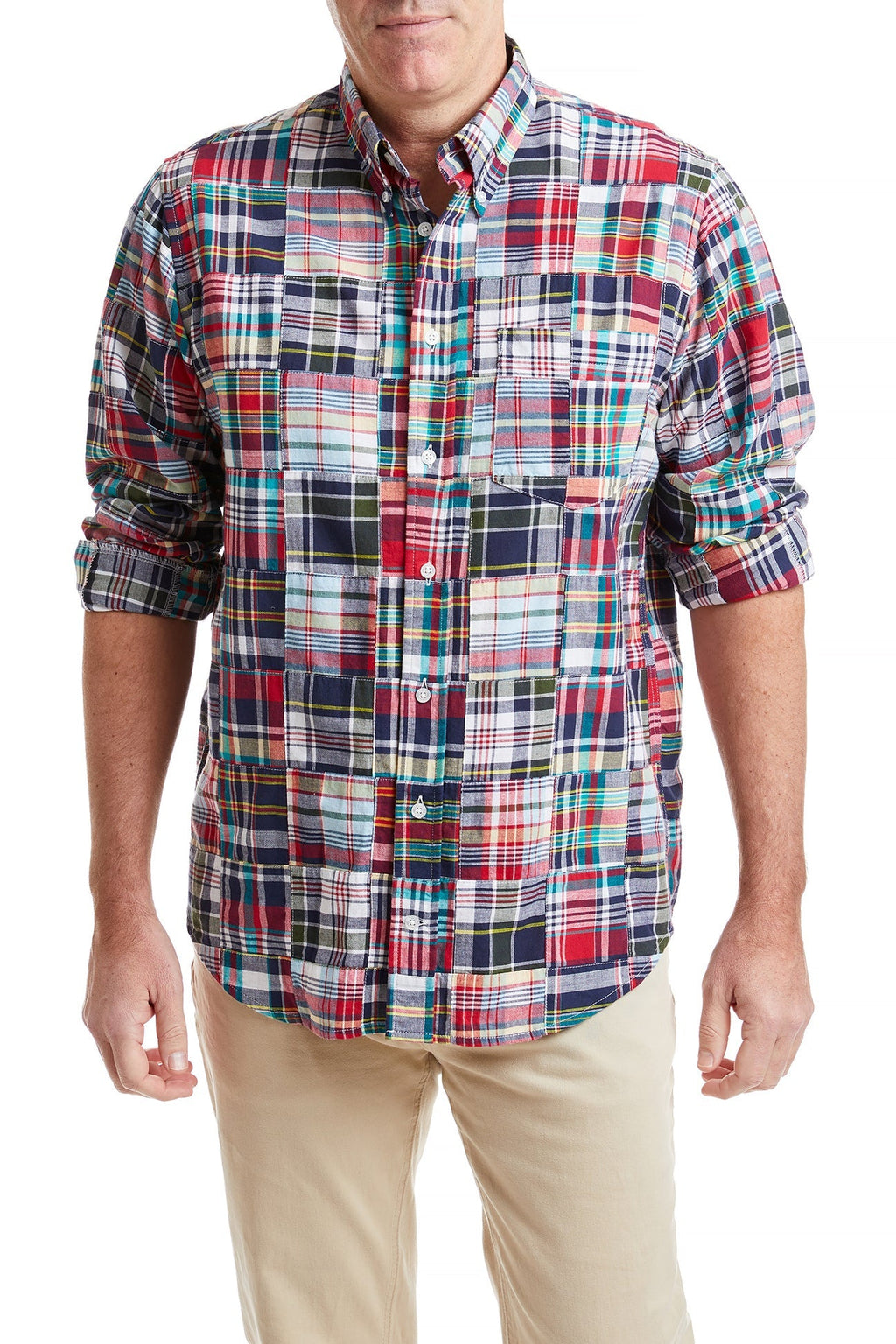 Chase Shirt Chancellor Patch Madras MENS SPORT SHIRTS Castaway Nantucket Island