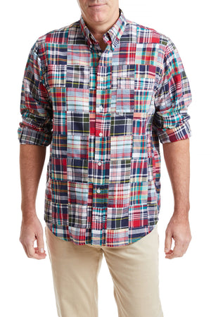 Chase Shirt Chancellor Patch Madras MENS SPORT SHIRTS Castaway Nantucket Island