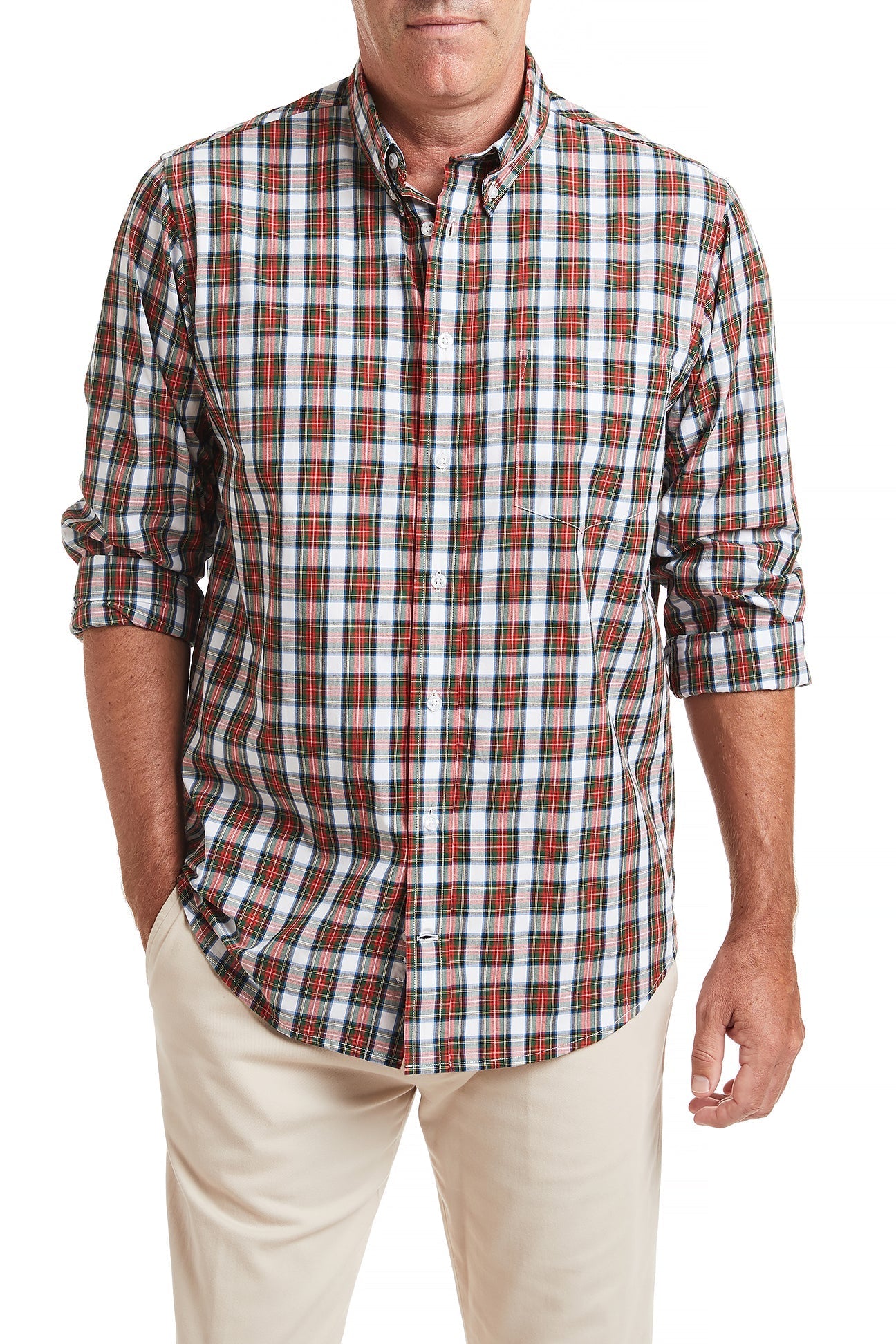 Chase Shirt Dress Stewart Tartan MENS SPORT SHIRTS Castaway Nantucket Island