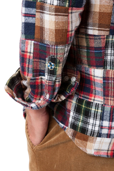 Chase Shirt Fall Patch Madras - Castaway Nantucket Island