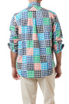 Chase Shirt Gingham Patchwork - Castaway Nantucket Island