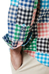 Chase Shirt Gingham Patchwork - Castaway Nantucket Island