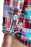 Chase Shirt Hingham Patch Madras MENS SPORT SHIRTS Castaway Nantucket Island