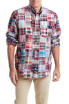 Chase Shirt Hingham Patch Madras MENS SPORT SHIRTS Castaway Nantucket Island