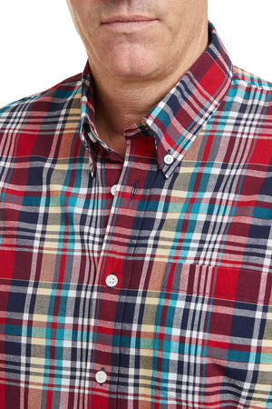 Chase Shirt Madaket Madras MENS SPORT SHIRTS Castaway Nantucket Island
