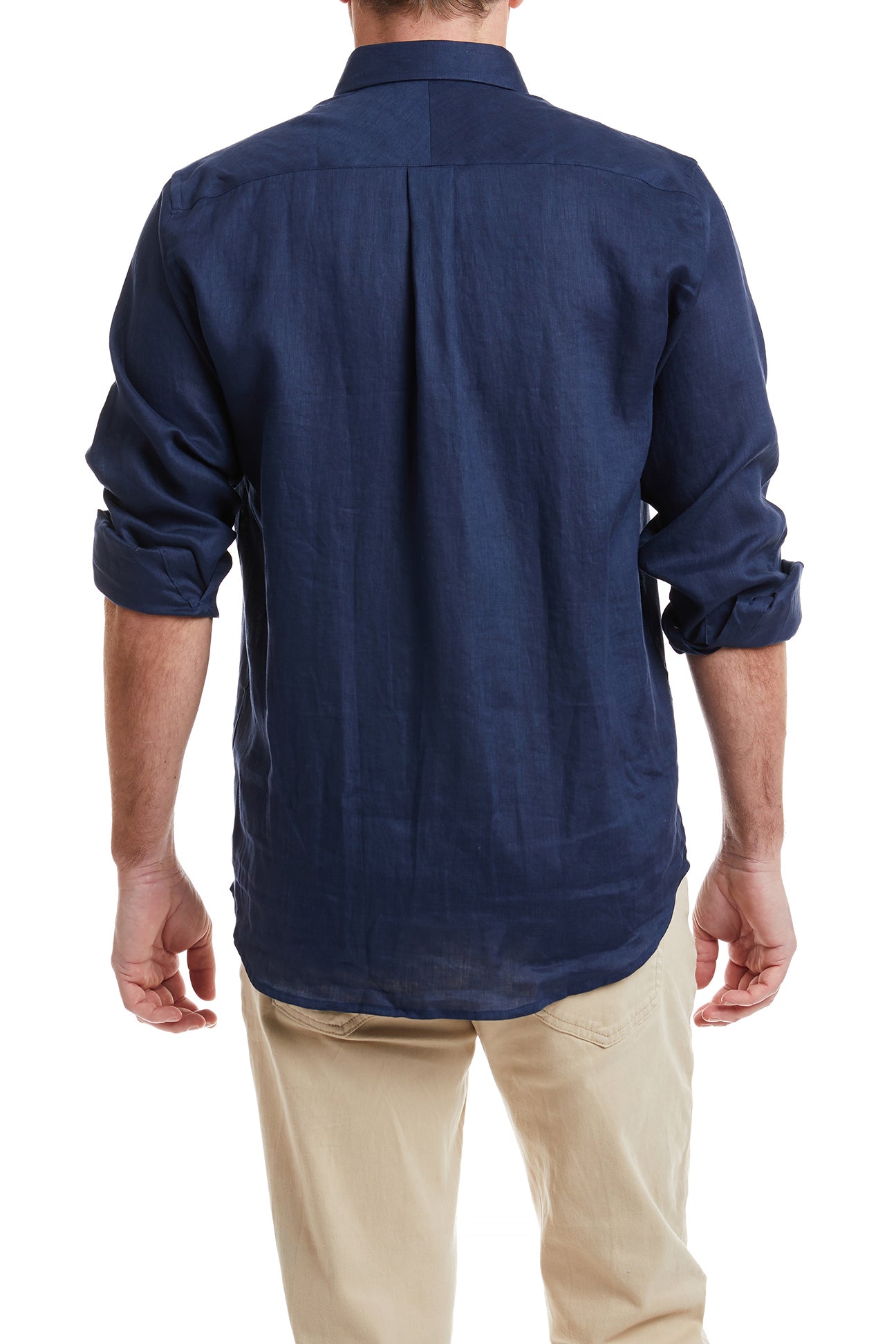 Chase Shirt Nantucket Navy Linen MENS SPORT SHIRTS Castaway Nantucket Island