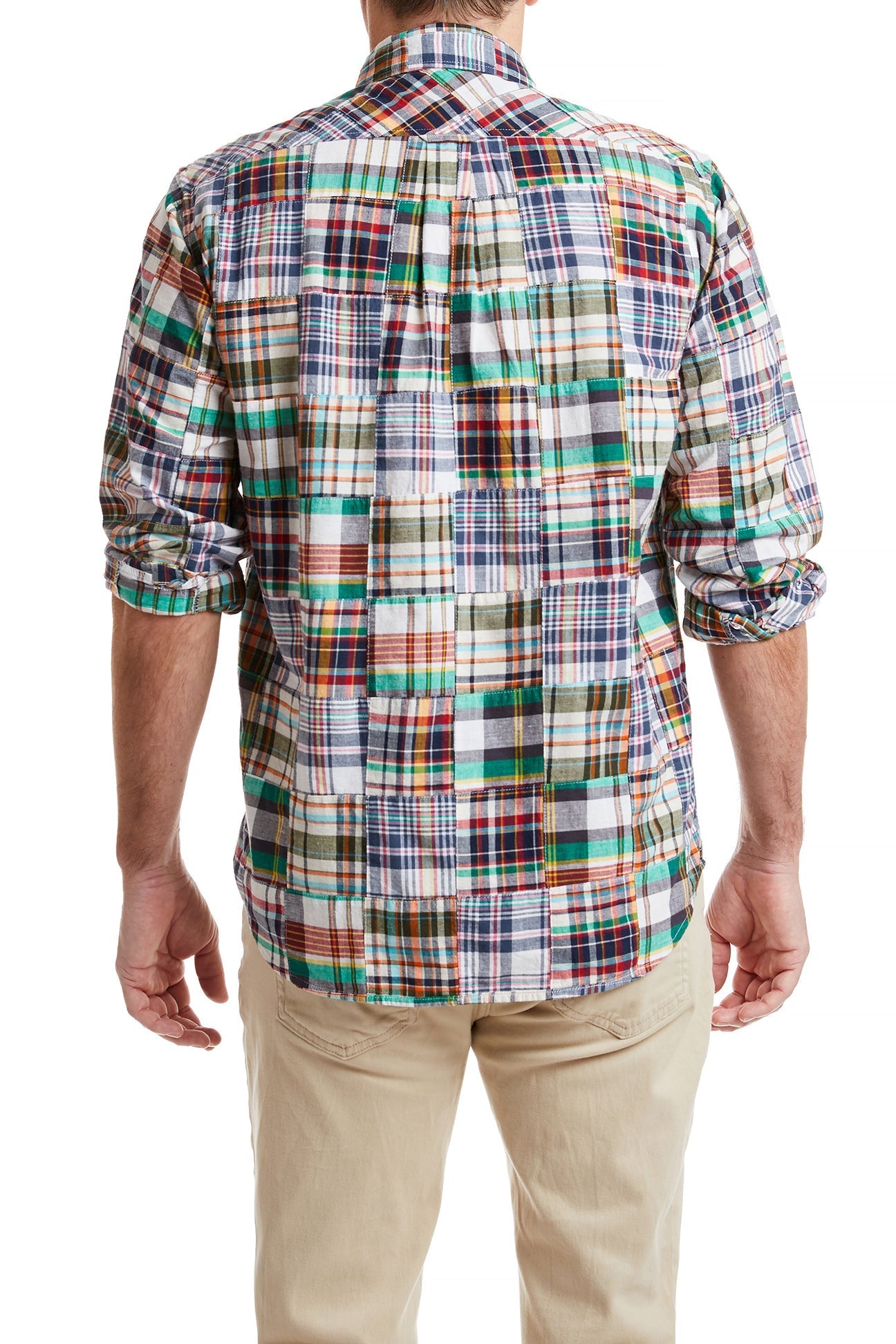 Chase Shirt Osterville Patch Madras MENS SPORT SHIRTS Castaway Nantucket Island