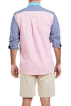 Chase Shirt Party Gingham Panel MENS SPORT SHIRTS Castaway Nantucket Island