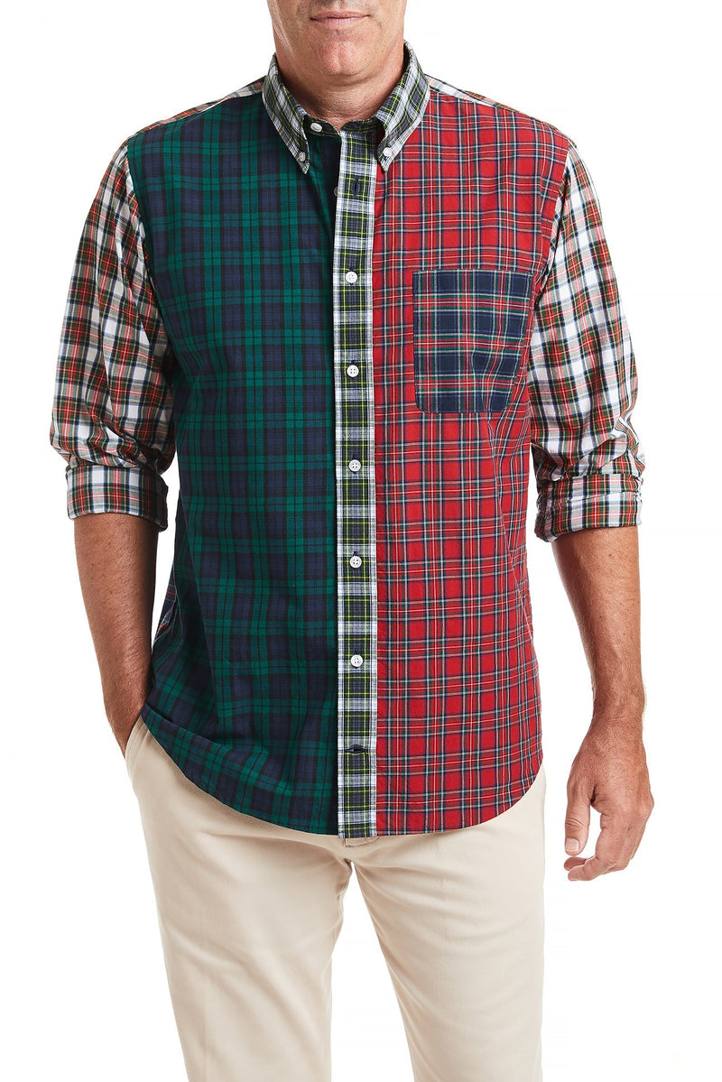 Chase Shirt Party Panel Tartan Plaid MENS SPORT SHIRTS Castaway Nantucket Island