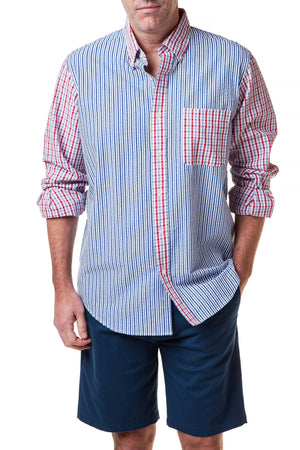 Chase Shirt Party Seersucker Shirt - Castaway Nantucket Island