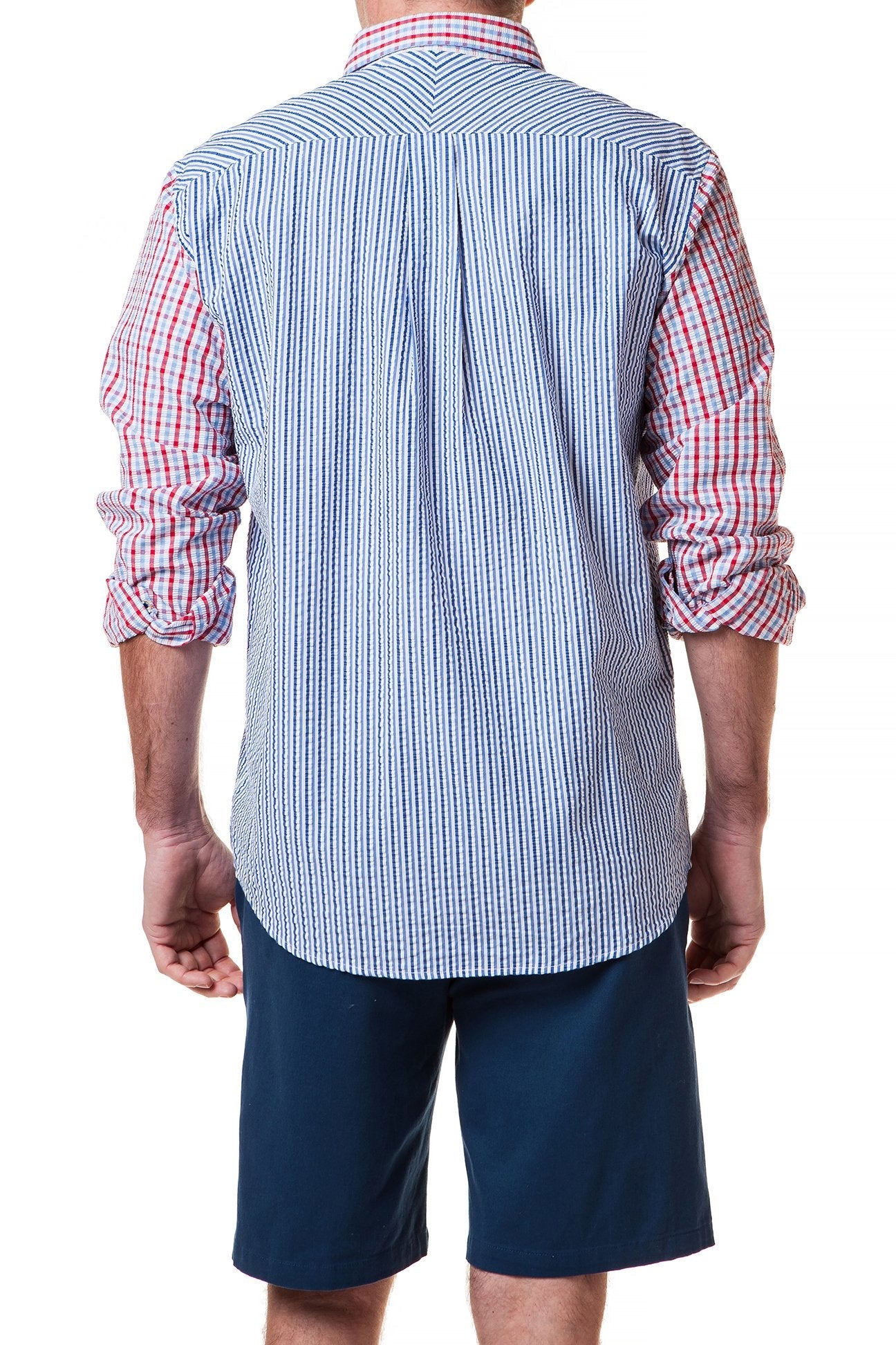 Chase Shirt Party Seersucker Shirt - Castaway Nantucket Island