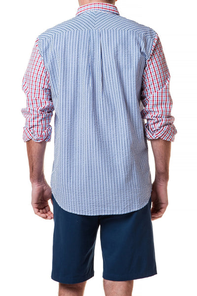 Chase Shirt Party Seersucker Shirt - Castaway Nantucket Island