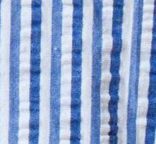 Chase Shirt Royal & Navy Seersucker - ARCHIVED - Castaway Nantucket Island