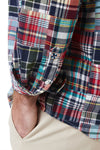 Chase Shirt Sconset Patch Madras - Castaway Nantucket Island
