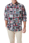 Chase Shirt Sconset Patch Madras - Castaway Nantucket Island