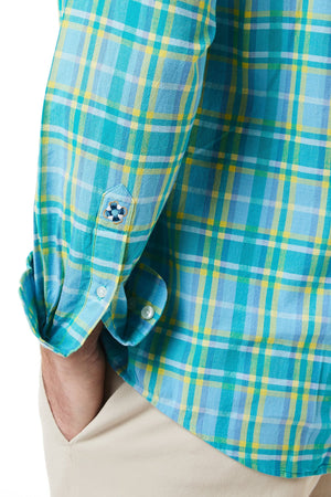 Chase Shirt Spring Madras - Castaway Nantucket Island