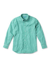Chase Shirt Wide Gingham Emerald MENS SPORT SHIRTS Castaway Nantucket Island