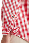 Chase Shirt Wide Gingham Red MENS SPORT SHIRTS Castaway Clothing