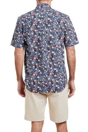 Chase Short Short Sleeve Orion Print MENS SPORT SHIRTS Castaway Nantucket Island