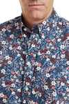 Chase Short Short Sleeve Orion Print MENS SPORT SHIRTS Castaway Nantucket Island