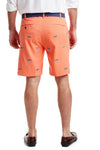 Cisco Short Coral with Grand Slam MENS EMBROIDERED SHORTS Castaway Nantucket Island