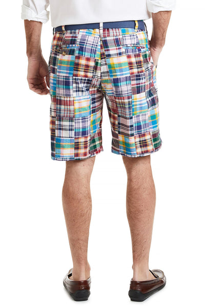 Cisco Short Falmouth Patch Madras MENS SHORTS Castaway Nantucket Island