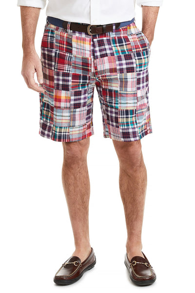 Cisco Short Hamilton Patch Madras MENS SHORTS Castaway Nantucket Island