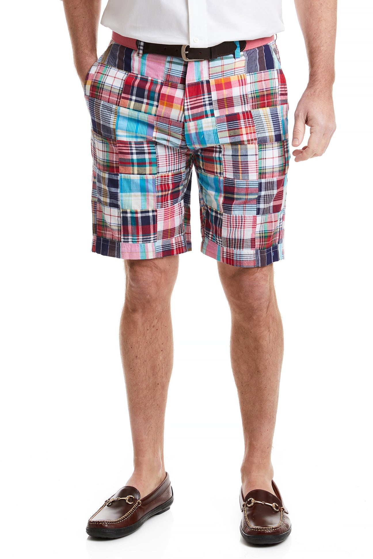 Cisco Short Hingham Patch Madras MENS SHORTS Castaway Nantucket Island