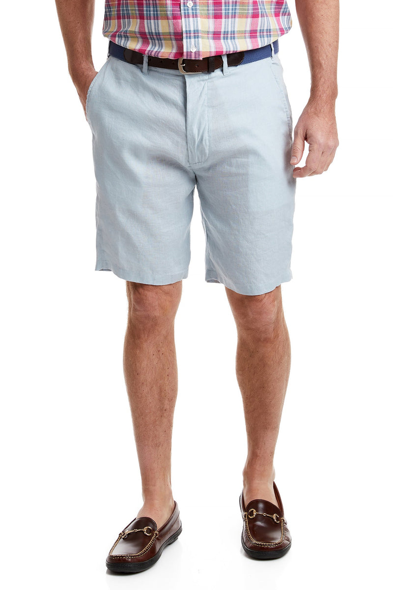 Cisco Short Linen Oxford Blue MENS SHORTS Castaway Nantucket Island