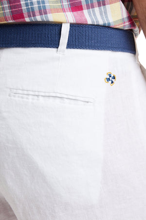 Cisco Short Linen White MENS SHORTS Castaway Nantucket Island