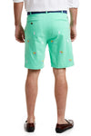 Cisco Short Spring Green with Easter Egg & Bunny MENS EMBROIDERED SHORTS Castaway Nantucket Island