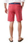 Cisco Short Stretch Twill Hurricane Red with Lacrosse - Castaway Nantucket Island