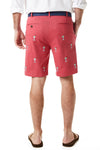 Cisco Short Stretch Twill Hurricane Red with Martini - Castaway Nantucket Island