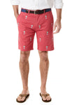 Cisco Short Stretch Twill Hurricane Red with Martini - Castaway Nantucket Island