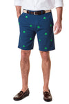 Cisco Short Stretch Twill Nantucket Navy With Shamrock - Castaway Nantucket Island