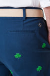 Cisco Short Stretch Twill Nantucket Navy With Shamrock - Castaway Nantucket Island