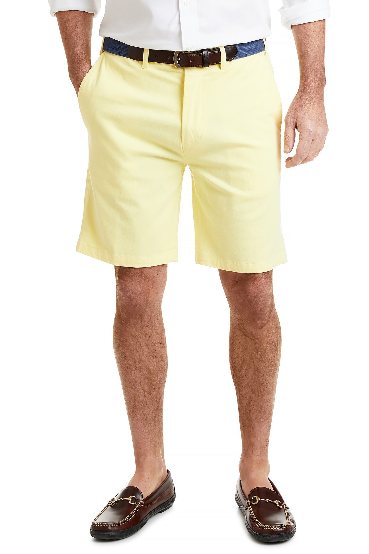 Cisco Short Stretch Twill Neon Yellow MENS SHORTS Castaway Nantucket Island