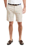 Cisco Short Stretch Twill Stone with Easter Eggs & Bunny MENS EMBROIDERED SHORTS Castaway Nantucket Island